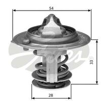 Thermostat  Gates TH29888G1 for Hyundai i30 GD Hatchback 2.0 Petrol G4NC