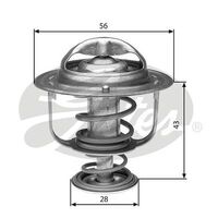 Thermostat Gates TH31388G1 for Mitsubishi Nimbus Proton Satria Toyota Rav 4 Petrol 