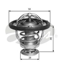 Thermostat Gates TH33682G1 for HYUNDAI Santa Fe SM Sonata EF 1998-2003 2L 2.4L Petrol