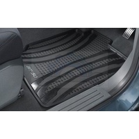 Floor Mats Rubber set of 4 suitable for Mazda BT50 2011-2016 DC BLACK accessories New Genuine