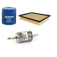 Service kit OIL AIR FUEL FILTERS ACDelco suitable for VZ COMMODORE V8 HOLDEN new