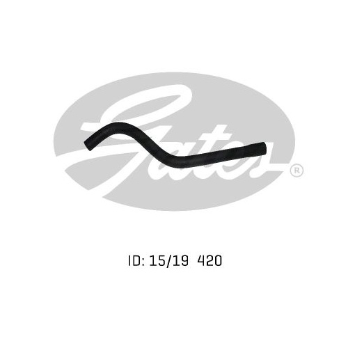 Heater Hose GATES 02-0011 for HOLDEN CAMIRA, JD, 1.8 SPFi 02/86-03/87 63kW-1796cc-4cyl-FWD-Petrol