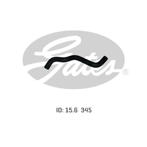 Radiator Hose Gates 02-0123 For FORD LASER KE 1.6L 10/87-04/90 61kw-1598cc-4cyl-FWD-Petrol
