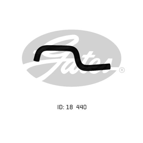 Gates Heater Hose 02-0141 for HOLDEN COMMODORE VL 1986-1988 3L Petrol