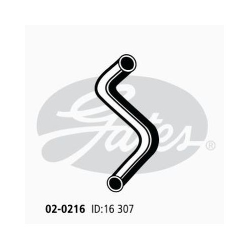 Heater Hose GATES 02-0216 for SUBARU LEONE 1.6L 1.8L 4 Cyl. 8v OHV CARB