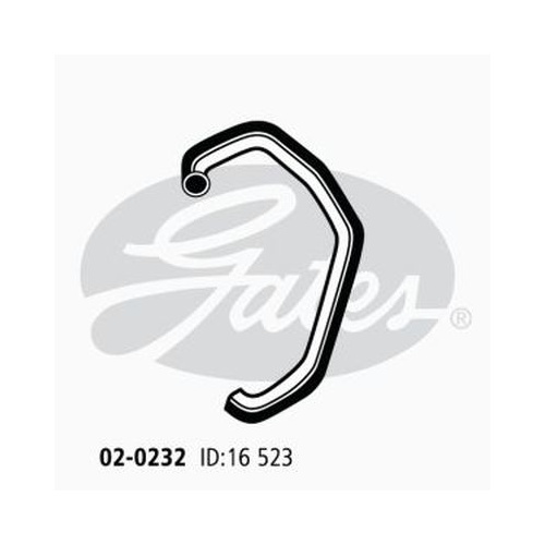 Heater Hose GATES 02-0232 for NISSAN NAVARA, D21, 2.4L 93kW-2389cc-4cyl-RWD-Petrol