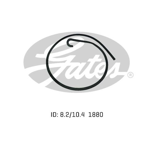 Heater Hose GATES 02-0384 for FORD FALCON XG 4L 03/93-03/96 RWD PETROL