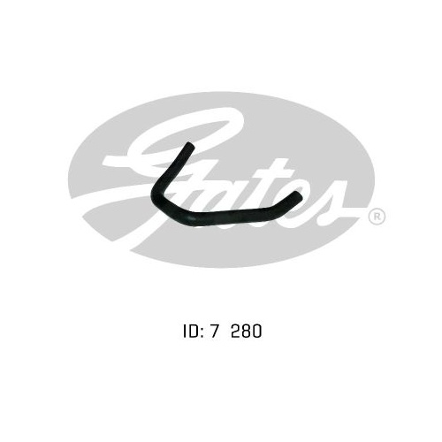 Heater Hose GATES 02-0497 for FORD LASER Petrol KJ KL 1.8L