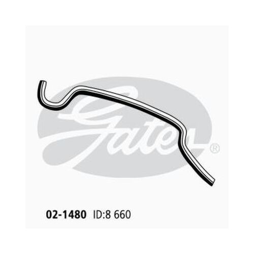 Heater Hose Gates 02-1480 for Toyota Landcruiser Prado 3L