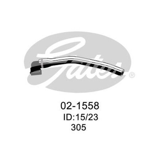 Heater Hose Gates 02-1558 for FORD FAIRLANE FAIRMONT FALCON 4L PETROL