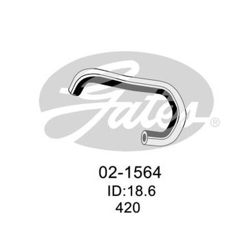 Heater Hose Gates 02-1564 for NISSAN NAVARA PATHFINDER 4L PETROL