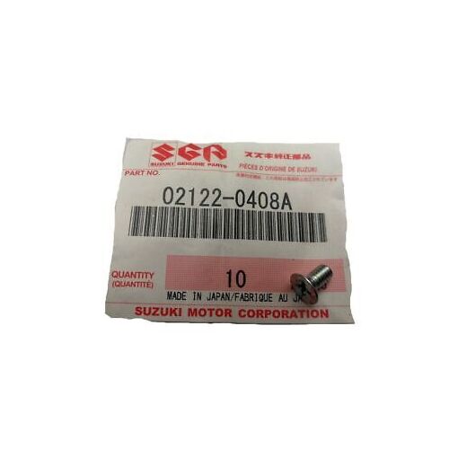 Screw 02122-0408A for Suzuki