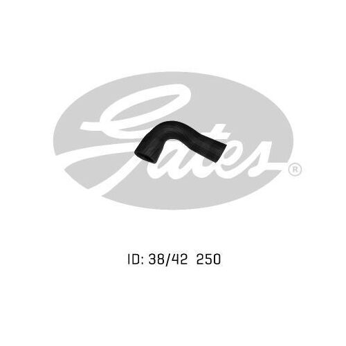 Radiator Hose Upper Gates 05-0163 for FORD CAPRI 3L 1970-1974 PETROL