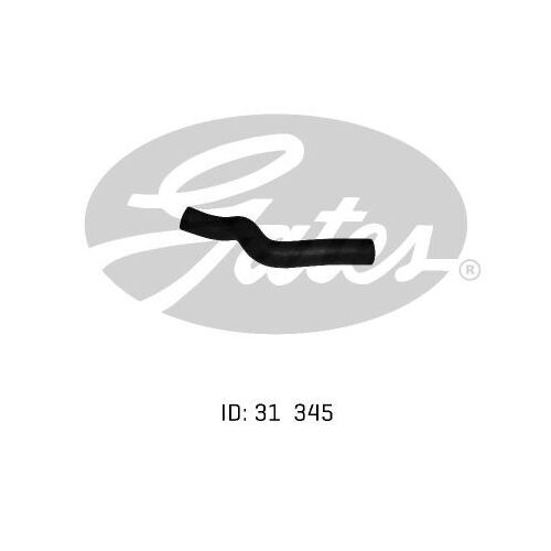 Radiator Hose Upper Gates 05-0271 for HOLDEN GEMINI 1.6L PETROL