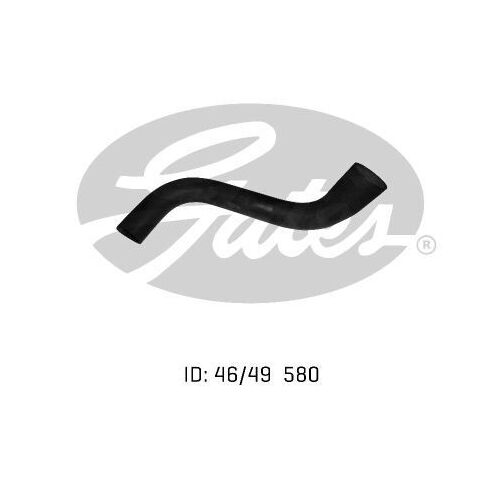 Radiator Hose Lower Gates 05-0376 for FORD F350 4.1L 1970-1985
