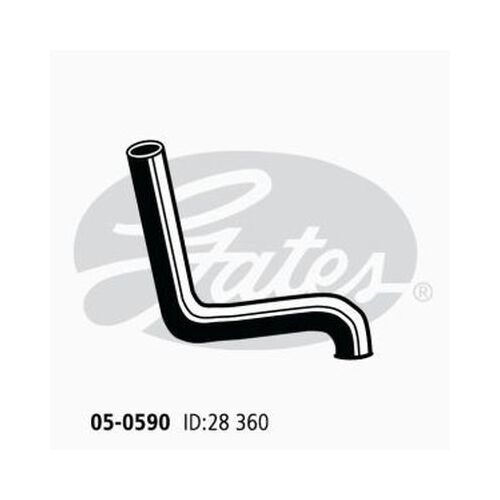 Radiator Hose Lower Gates 05-0590 for HOLDEN ASTRA NISSAN PULSAR 1.6L PETROL