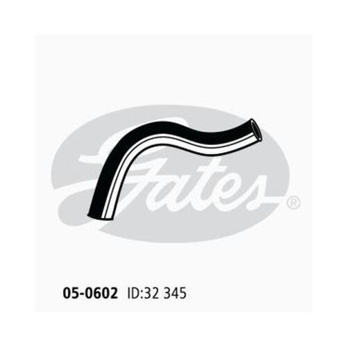 Radiator Hose Upper Gates 05-0602 for MITSUBISHI PAJERO 2.6L 1986-1993 PETROL
