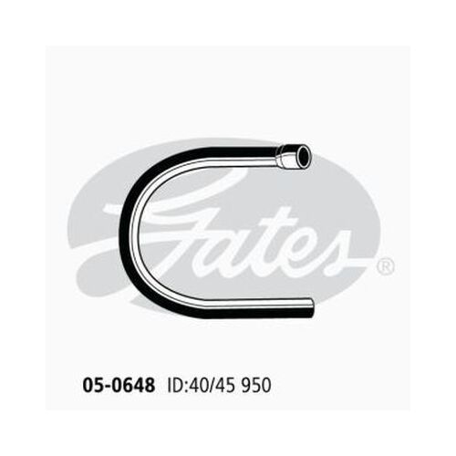 Radiator Hose Upper Gates 05-0648 for MITSUBISHI CANTER 3.3L FE 1978-1988 DIESEL