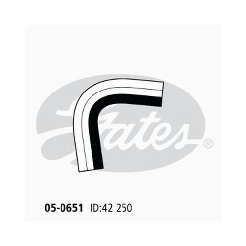Radiator Hose Lower Gates 05-0651 for MITSUBISHI FUSO FIGHTER FM515 6.6L 1985-89 DIESEL