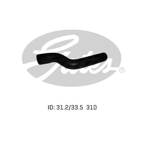 Radiator Hose Lower Gates 05-0818 for HOLDEN JACKAROO UBS 2.6L 1988-1992 PETROL
