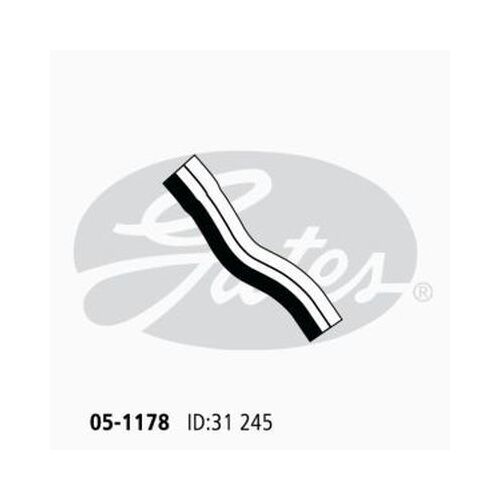 Radiator Hose Lower Gates 05-1178 for HOLDEN JACKAROO UBS 2.8L 1987-1992 DIESEL