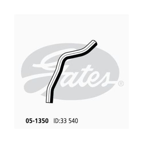 Radiator Hose Upper Gates 05-1350 for Toyota Tarago 2.2L 1984-1990