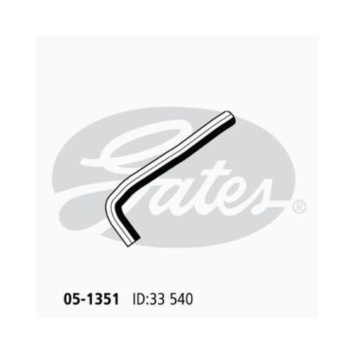 Radiator Hose Lower Gates 05-1351 for Toyota Tarago 2.2L 1984-1990