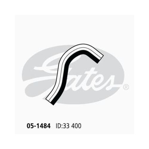 Radiator Hose Lower (2WD) Gates 05-1484 for Mitsubishi Triton Ute MK 4WD 2.8 Diesel 4M40-A