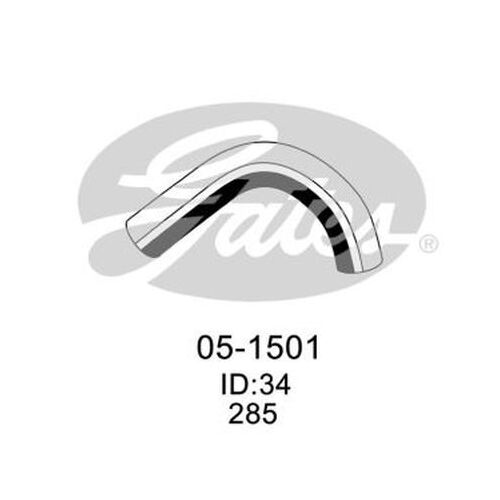 Radiator Hose Upper Gates 05-1501 for Mitsubishi Pajero NH,NJ,NK,NL SUV  24V (V45W, V25W) 3.5 Petrol 6G74,6G74