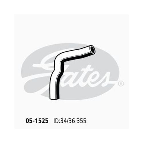 Radiator Hose Upper Gates 05-1525 for Ford Falcon AU C/Chassis LPG 4.0 Petrol YTR