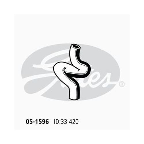 Radiator Hose Upper Gates 05-1596 for HOLDEN ASTRA TR 1.6L 1995-1998 PETROL