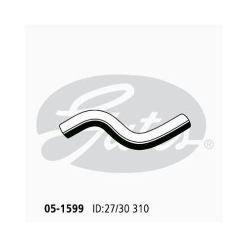 Radiator Hose Upper Gates 05-1599 for Mazda 323 Protege BJ Sedan (SP20) 2.0 Petrol FS