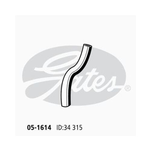 Radiator Hose Upper Gates 05-1614 for MITSUBISHI V3000 1988-1991