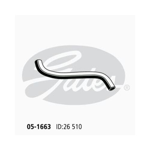 Radiator Hose Lower Gates 05-1663 for Toyota Starlet EP70 EP71 1984-90