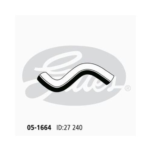 Radiator Hose Upper Gates 05-1664 for Toyota Starlet EP70 EP71 1984-1990