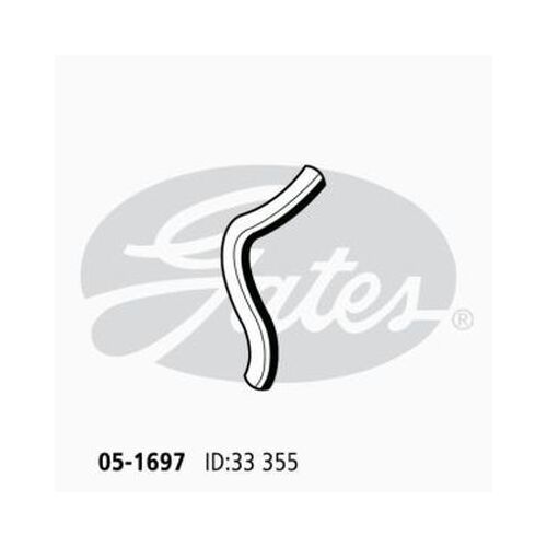 Radiator Hose Lower Gates 05-1697 for Toyota Spacia CR30 CR37 2L 1992-1996 Diesel