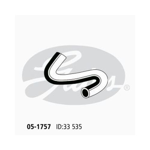 Radiator Hose Upper -(from VIN Y5200374) Gates 05-1757 for Holden Astra TS Hatchback 1.8 Petrol Z18XE