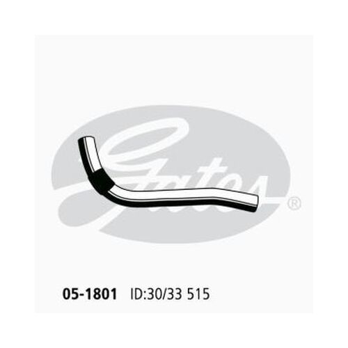 Radiator Hose Upper Gates 05-1801 for Toyota Corolla ZZE122 Sedan 1.8 Petrol 1ZZ-FE