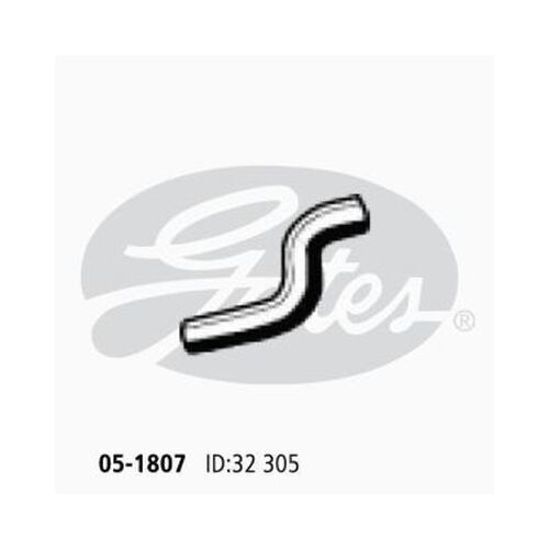 Radiator Hose Lower #2 Gates 05-1807 for Toyota Hilux RZN147 C/Chassis 2.0 Petrol 1RZ-E