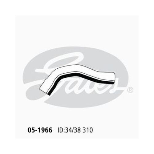 Radiator Hose Upper Gates 05-1966 for Ford Territory SX SUV 4.0 Petrol Barra 182