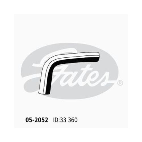 Radiator Hose Upper Gates 05-2052 for Holden Viva JF Wagon 1.8 Petrol F18D3