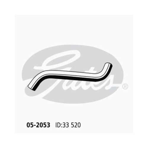 Radiator Hose Lower (From RAD) Gates 05-2053 for Holden Viva JF Sedan 1.8 Petrol F18D3