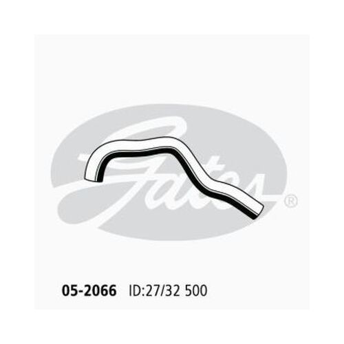 Radiator Hose Upper (11/08 on) Gates 05-2066 for Ford Fiesta WT Hatchback 1.6 Petrol HXJB
