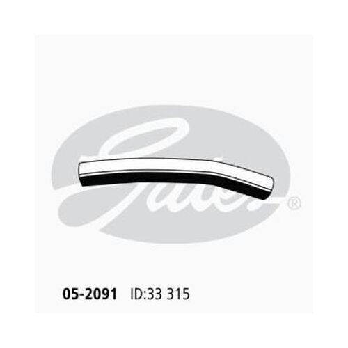 Radiator Hose Upper RH Gates 05-2091 for Mitsubishi Lancer CG,CH,CJ Sedan 2.0 Petrol 4B11