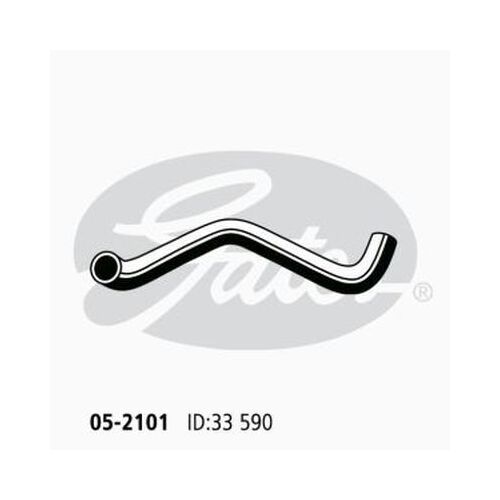 Radiator Hose Lower Gates 05-2101 for Toyota Hilux TGN16 2.7L 2005-2015 Petrol