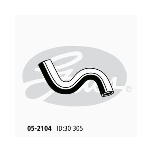 Radiator Hose Upper (From RAD) Gates 05-2104 for Toyota Yaris NCP93 Sedan  1.5 Petrol 1NZ-FE