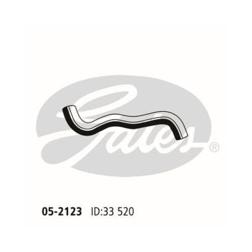 Radiator Hose Lower Gates 05-2123 for Toyota Kluger 4.5L 2007-2014 Petrol