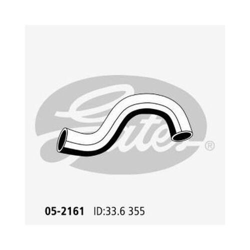 Radiator Hose Upper Gates 05-2161 for Hyundai iMax TQ Travel CRDi 2.5 Diesel D4CB