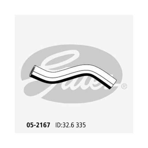 Radiator Hose Upper Gates 05-2167 for Holden Captiva CG SUV TD 2.0 Diesel Z 20 S1,LLW