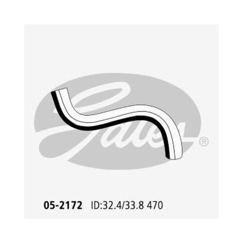 Radiator Hose Upper Gates 05-2172 for Holden Commodore VF Ute SS, SS-V 6.2 Petrol LS3